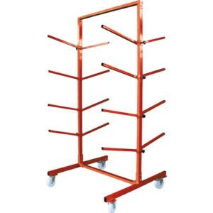 Guruló lökhárító tároló kocsi