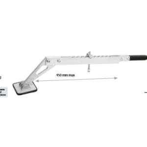Egy talpas egyengető kar standard